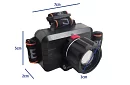 LED újratölthető fejlámpa BL1797 – ZOOM CREE LED