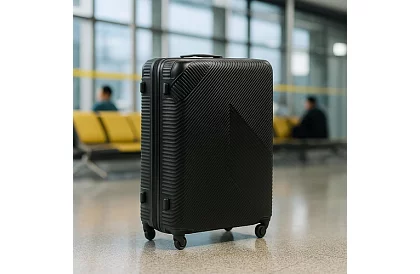Szett 3 utazási bőrönd kerekeken 39 l, 70 l, 99 l – Fekete