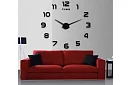 Fali DIY órák fekete – átmérő 60-tól 130 cm-ig
