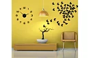 Fali DIY órák fekete – átmérő 60-tól 130 cm-ig