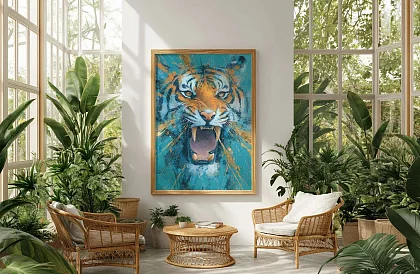 Vad energia - kép - Tigris modern művészeti stílusban 49