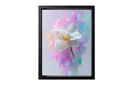 Finom aura - kép - Orchidea színes füstben 51