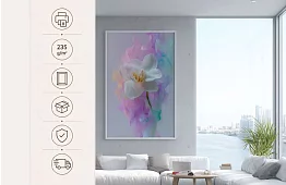 Finom aura - kép - Orchidea színes füstben 51