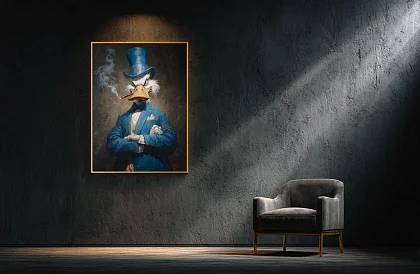 Boss elegancia - kép - Stílusos kacsa egy luxus portréban 65