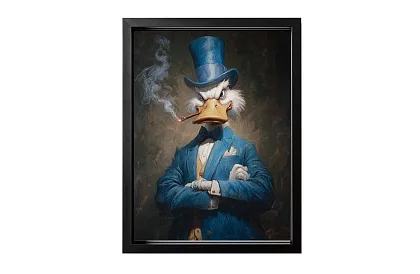 Boss elegancia - kép - Stílusos kacsa egy luxus portréban 65