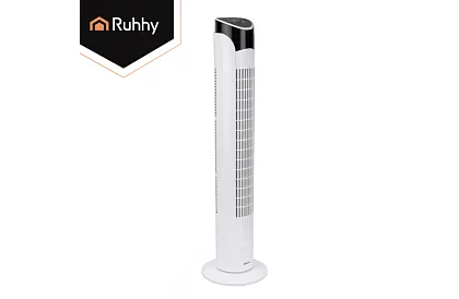 Osztályos oszcilláló ventilátor 83 cm, 45 W – fehér + távirányító