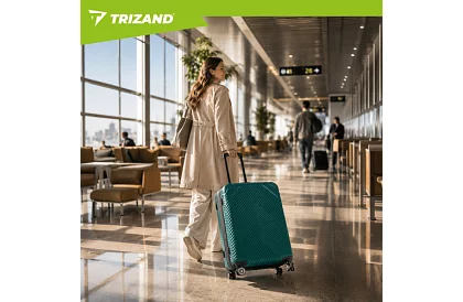 Szett 3 utazási bőrönd kerekekkel 39 l, 70 l, 99 l – zöld
