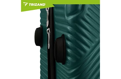 Szett 3 utazási bőrönd kerekekkel 39 l, 70 l, 99 l – zöld
