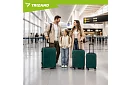Szett 3 utazási bőrönd kerekekkel 39 l, 70 l, 99 l – zöld