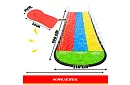 Hármas vízesés csúszda vízpermettel 480 cm + 3 jármű