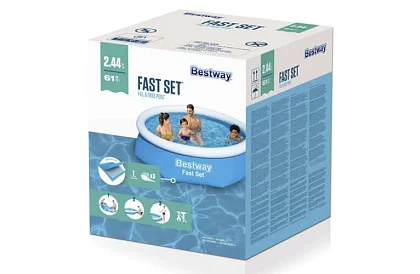 Bővítő medence felfújható peremmel 244 × 61 cm – Bestway B57448