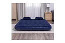 Felfújható matrac pumpával és párnákkal 203 × 152 × 22 cm – B67374