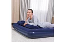 Felfújható matrac pumpával és párnákkal 203 × 152 × 22 cm – B67374