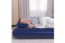 Felfújható matrac pumpával és párnákkal 203 × 152 × 22 cm – B67374