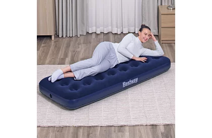 Felfújható bársonyos matrac 185 × 76 × 22 cm – B67000