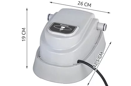 Medencés vízmelegítő 3785 l/h – B58259