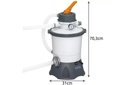 Medencés homokszűrő szivattyú 3028 l/h – 84 W - B58515
