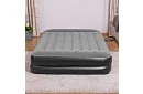 Felfújható matrac beépített pumpával és párnával 203 × 152 × 46 cm – B67403