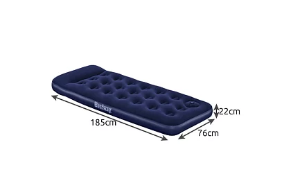 Felfújható matrac beépített pumpával 185 × 76 × 22 cm – B67223