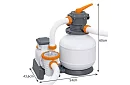 Medencés homokszűrő szivattyú 8327 l/h – 280 W - B58499