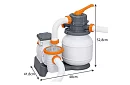Medencés homokszűrő szivattyú 5678 l/h – 230 W - B58497