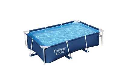 Téglalap alakú keretes medence 259 × 170 × 61 cm - Steel Pro B56403