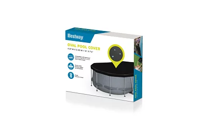 Medencefedél 427 × 250 cm – hőszigetelő takaró Bestway 58425