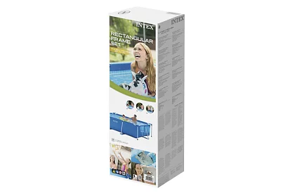 Keretes téglalap alakú medence 300 × 200 × 75 cm – I28272