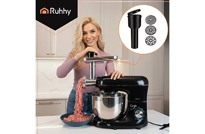 Konyhai robotgép 2200 W, 3 az 1-ben turmixgéppel és 6,2 l-es tálcával
