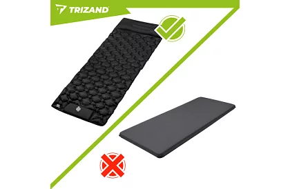 Felfújható matrac beépített pumpával 190 × 60 cm Trizand