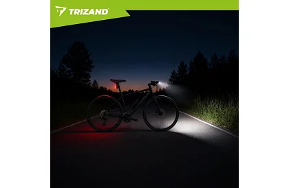 LED kerékpáros világítás szett 1000 lm, 4800 mAh