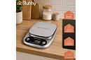 Konyhai elektronikus mérleg 5 kg - 0,1 g - rozsdamentes acél
