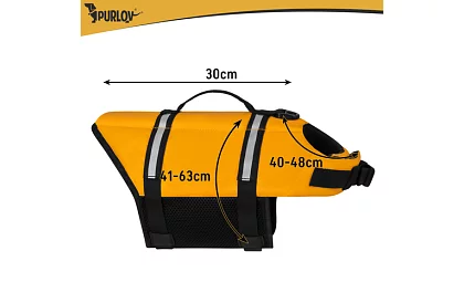 Fényvisszaverő biztonsági mellény kutyáknak - M méret - 7-10 kg