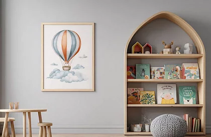 Utazás a felhők között - kép - Hőlégballon a felhők felett 80