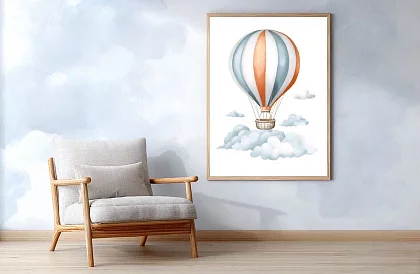Utazás a felhők között - kép - Hőlégballon a felhők felett 80