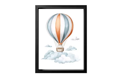 Utazás a felhők között - kép - Hőlégballon a felhők felett 80