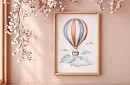 Utazás a felhők között - kép - Hőlégballon a felhők felett 80