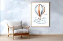 Utazás a felhők között - kép - Hőlégballon a felhők felett 80