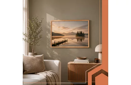 Fotorám 50 × 70 cm – fenyőkeret