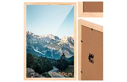 Fotorám 50 × 70 cm – fenyőkeret