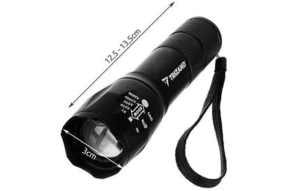 CREE LED T6 zseblámpa – tölthető taktikai lámpa USB töltéssel