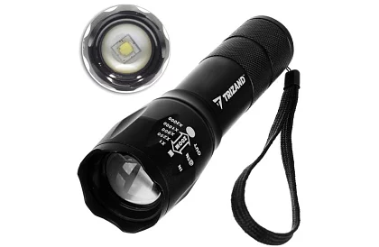 CREE LED T6 zseblámpa – tölthető taktikai lámpa USB töltéssel