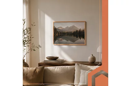 Képkeret 60 × 40 cm – fenyő