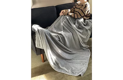 Deka 160 × 200 cm – szürke, mikroszál, prémium minőség