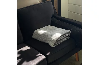 Deka 160 × 200 cm – szürke, mikroszál, prémium minőség