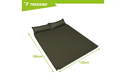 Önfelfújó matrac 186 × 130 cm – dupla túramatrac