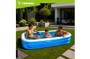 Felfújható kerti medence 262 × 175 cm – téglalap alakú medence