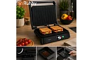 Elektromos kontaktgrill 2000 W – kihúzható grill hőmérséklet-szabályozással