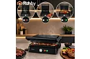 Elektromos kontaktgrill 2000 W – kihúzható grill hőmérséklet-szabályozással