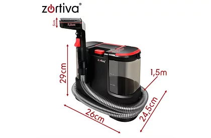 Kárpittisztító gép VacTrim Zortiva 800 W, 17 000 Pa, kárpitozáshoz és szőnyegekhez